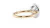 Oval Halo Classic Diamond Band Engagement Ring