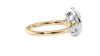 Oval Halo Classic Diamond Band Engagement Ring