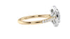 Oval Halo Classic Diamond Band Engagement Ring