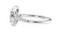 Oval Halo Classic Diamond Band Engagement Ring