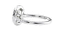 Oval Halo Classic Diamond Band Engagement Ring