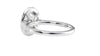 Oval Halo Classic Diamond Band Engagement Ring