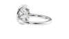 Oval Halo Classic Diamond Band Engagement Ring