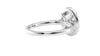 Oval Halo Classic Diamond Band Engagement Ring