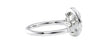 Oval Halo Classic Diamond Band Engagement Ring