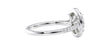 Oval Halo Classic Diamond Band Engagement Ring