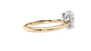 Oval Solitaire Hidden Halo Diamond Engagement Ring