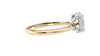 Oval Solitaire Hidden Halo Diamond Engagement Ring