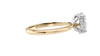 Oval Solitaire Hidden Halo Diamond Engagement Ring