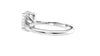 Oval Solitaire Hidden Halo Diamond Engagement Ring