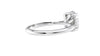 Oval Solitaire Hidden Halo Diamond Engagement Ring