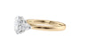 Oval & Pear Cut Trilogy Diamond Engagement Ring