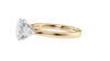 Oval & Pear Cut Trilogy Diamond Engagement Ring