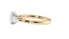 Oval & Pear Cut Trilogy Diamond Engagement Ring
