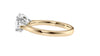 Oval & Pear Cut Trilogy Diamond Engagement Ring