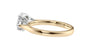 Oval & Pear Cut Trilogy Diamond Engagement Ring