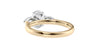 Oval & Pear Cut Trilogy Diamond Engagement Ring