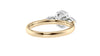 Oval & Pear Cut Trilogy Diamond Engagement Ring