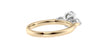 Oval & Pear Cut Trilogy Diamond Engagement Ring