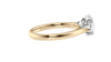 Oval & Pear Cut Trilogy Diamond Engagement Ring