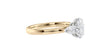 Oval & Pear Cut Trilogy Diamond Engagement Ring
