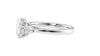 Oval & Pear Cut Trilogy Diamond Engagement Ring