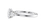 Oval & Pear Cut Trilogy Diamond Engagement Ring