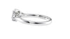 Oval & Pear Cut Trilogy Diamond Engagement Ring