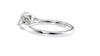Oval & Pear Cut Trilogy Diamond Engagement Ring
