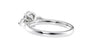 Oval & Pear Cut Trilogy Diamond Engagement Ring