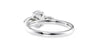Oval & Pear Cut Trilogy Diamond Engagement Ring