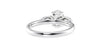 Oval & Pear Cut Trilogy Diamond Engagement Ring