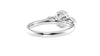 Oval & Pear Cut Trilogy Diamond Engagement Ring