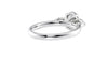 Oval & Pear Cut Trilogy Diamond Engagement Ring