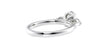 Oval & Pear Cut Trilogy Diamond Engagement Ring