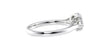 Oval & Pear Cut Trilogy Diamond Engagement Ring