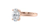 Oval Solitaire Diamond Engagement Ring