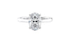 Oval Solitaire Diamond Engagement Ring
