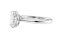 Oval Solitaire Diamond Engagement Ring