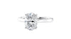 Oval Solitaire Diamond Engagement Ring