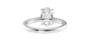 Oval Solitaire Diamond Engagement Ring