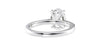 Oval Solitaire Diamond Engagement Ring