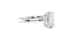 Oval Solitaire Diamond Engagement Ring