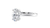 Oval Solitaire Diamond Engagement Ring