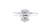 Oval Solitaire Diamond Engagement Ring