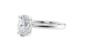 Oval Solitaire Diamond Engagement Ring
