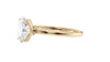 Oval Solitaire Contemporary Style Diamond Engagement Ring