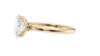 Oval Solitaire Contemporary Style Diamond Engagement Ring