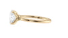 Oval Solitaire Contemporary Style Diamond Engagement Ring