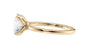 Oval Solitaire Contemporary Style Diamond Engagement Ring